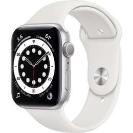 Apple Watch (Series 6) 2020 GPS 44 mm - Alluminio Argento - Sport Bianco