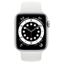 Apple Watch (Series 6) 2020 GPS 44 mm - Alluminio Argento - Sport Bianco
