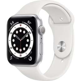 Apple Watch (Series 6) 2020 GPS 40 mm - Alluminio Argento - Sport loop Bianco