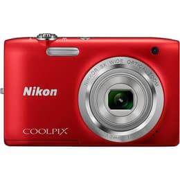 Macchina fotografica compatta Coolpix S2800 - Rosso + Nikon Nikkor Optical Zoom 26-130mm f/3.2-6.5 f/3.2-6.5