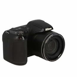 Macchina fotografica compatta Coolpix L320 - Nero + Nikon Nikkor 26X Wide Optical Zoom ED VR 22.5-585mm f/3.1-5.9 f/3.1-5.9