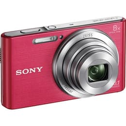 Macchina fotografica compatta Sony DSC W830 - Rosa + Obbietivo Carl Zeiss Vario-Tessar 25-200mm f/3.3-6.3