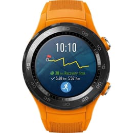 Smart Watch Cardio­frequenzimetro GPS Huawei Watch 2 - Nero/Arancione