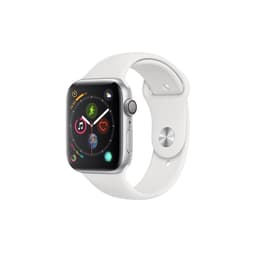 Apple Watch (Series 4) 2018 GPS 44 mm - Alluminio Argento - Sport Bianco