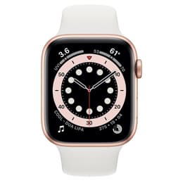 Apple Watch Series 5 (2019) GPS + Cellular 44 mm - Acciaio inossidabile Oro - Cinturino Sport Bianco