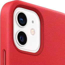 Custodia in pelle Apple - iPhone 12 mini - Magsafe - Pelle Rosso