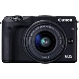 Macchina fotografica ibrida EOS M3 - Nero + Canon Canon EF-M 15-45 mm f/3.5-5.6 IS STM f/3.5-5.6