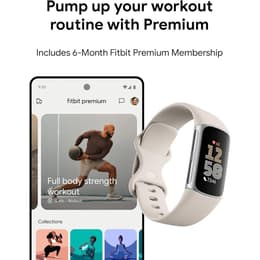 Smart Watch Cardio­frequenzimetro Fitbit Charge 6 - Argento