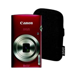 Compatto - Canon Ixus 185 - Rosso + Custodia