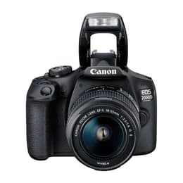 Reflex Canon EOS 2000D - Nero + Obiettivo Canon Zoom Lens EF-S 18-55mm f/3.5-5.6 IS II