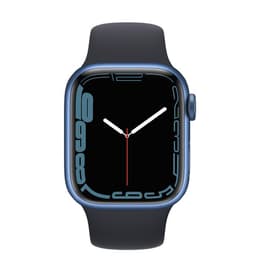 Apple Watch Series 7 (2021) GPS 41 mm - Alluminio Blu - Cinturino Sport Nero