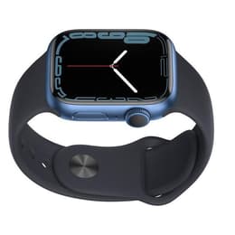 Apple Watch Series 7 (2021) GPS 41 mm - Alluminio Blu - Cinturino Sport Nero