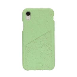 Cover iPhone XR - Materiale naturale - Verde menta