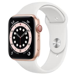 Apple Watch (Series 4) 2018 GPS 44 mm - Alluminio Oro - Cinturino Sport Bianco