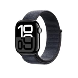 Apple Watch Series 10 (2024) GPS + Cellular 46 mm - Alluminio Jet Black - Sport loop Blu