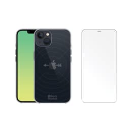 Back Market Cover iPhone 14 e shermo protettivo - GRS 4.0 Plastica riciclata - Trasparente