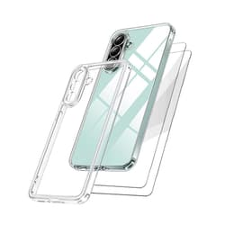 Cover Galaxy A26 e 2 schermi di protezione - TPU - Trasparente