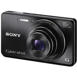 Compatto- Sony Cyber-Shot DSC-W690 - Nero + Obiettivo Sony G 10X Optical Zoom 25–250 mm f/3.3-5.9