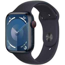 Apple Watch (Series 8) 2023 GPS + Cellular 45 mm - Alluminio Mezzanotte - Cinturino Sport Nero