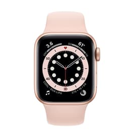 Apple Watch (Series 6) 2020 GPS + Cellular 44 mm - Acciaio inossidabile Oro - Cinturino Sport Rosa