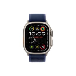 Apple Watch Ultra 2 (2023) GPS + Cellular 49 mm - Titanio Titanio naturale - Trail loop Blu