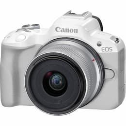 Reflex EOS R50 - Bianco + Canon Canon RF-S 18-45mm f4.5-6.3 IS STM 1,6