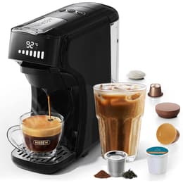 Macchina da caffè a capsule Compatibile Nespresso Hibrew H1B-Black-EU L - Nero