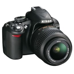 Reflex Nikon D3100 Nero + Obbietivo Nikon DX AF-S Nikkor 18-55mm 1:3.5-5.6 G