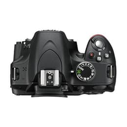 Reflex D3200 - Nero + Nikon AF-S DX Nikkor 55-200mm f/4-5.6G ED VR II f/4-5.6