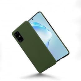Cover Galaxy S20 Plus e 2 schermi di protezione - Silicone - Verde