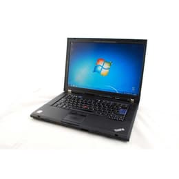 Lenovo ThinkPad T500 15" Core 2 Duo 2.4 GHz - HDD 160 GB - 4GB - AZERTY - Francese