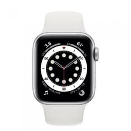 Apple Watch (Series 8) 2022 GPS + Cellular 45 mm - Alluminio Argento - Cinturino Sport Bianco