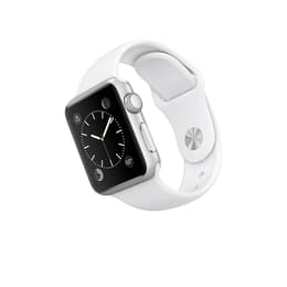 Apple Watch (Series 1) 2016 GPS 38 mm - Alluminio Argento - Cinturino Sport Bianco
