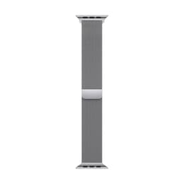 Apple Watch Series 9 (2023) GPS + Cellular 41 mm - Acciaio inossidabile Argento - Loop in maglia milanese Grigio
