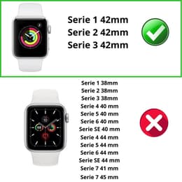 Cover Apple Watch Series 2 - 42 mm - Plastica - Trasparente