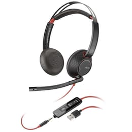 Cuffie gaming a filo con microfono Poly C5220 - Nero