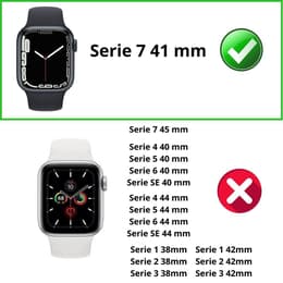 Cover Apple Watch Series 7 - 41 mm - Plastica - Trasparente