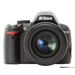 Reflex - Nikon D3000 Nero + obiettivo Nikon AF-S DX Nikkor 18-70mm f/3.5-4.5G IF-ED
