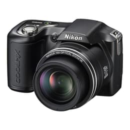 Fotocamera Bridge compatta Coolpix L100 - Nero + Nikon Nikkor 15x Optical Zoom VR 5.0-75.0mm f/3.5-5.4 f/3.5-5.4