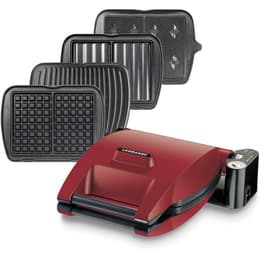 Lagrange Premium 019726 Piastra per Waffle + Piastra per panini