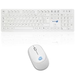Simpletek Tastiera AZERTY Francese wireless M&K AZERTY FR Kit Mouse and Keyboard