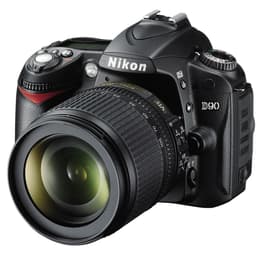 Reflex - Nikon D90 Nero + Obiettivo Nikkor AF-S DX ED 18-55mm F/3.5-5.6 G II