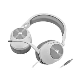 Cuffie riduzione del rumore gaming a filo con microfono Corsair HS55 - Bianco