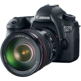 Reflex - Canon EOS 6D - Nero + obiettivo Canon EF 24-105 mm