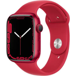 Apple Watch (Series 7) 2021 GPS 45 mm - Alluminio Rosso - Cinturino Sport Rosso