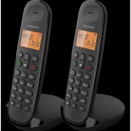 Pack de 2 DECT Sans fil Iloa 250 Duo Mains libres Noir Logicom Telefoni fissi
