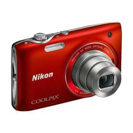 Macchina fotografica compatta Coolpix S3100 - Rosso + Nikon Nikkor Wide Optical Zoom 26-130 mm f/3.2-6.5 f/3.2-6.5