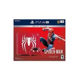 PlayStation 4 Pro 1000GB - Rosso - Edizione limitata Spiderman + Marvel’s Spider-Man