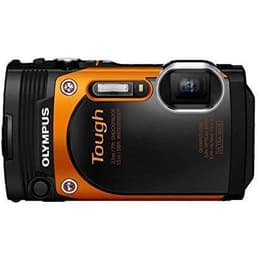 Macchina fotografica compatta Stylus Tough TG-860 - Nero/Arancione + Olympus Wide Optical Zoom f/3.5-5.7