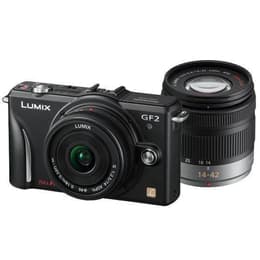 Lumix DMC-GF2 - Nero + Panasonic Lumix G Vario 14-42mm f/3.5-5.6 MEGA O.I.S f/3.5-5.6